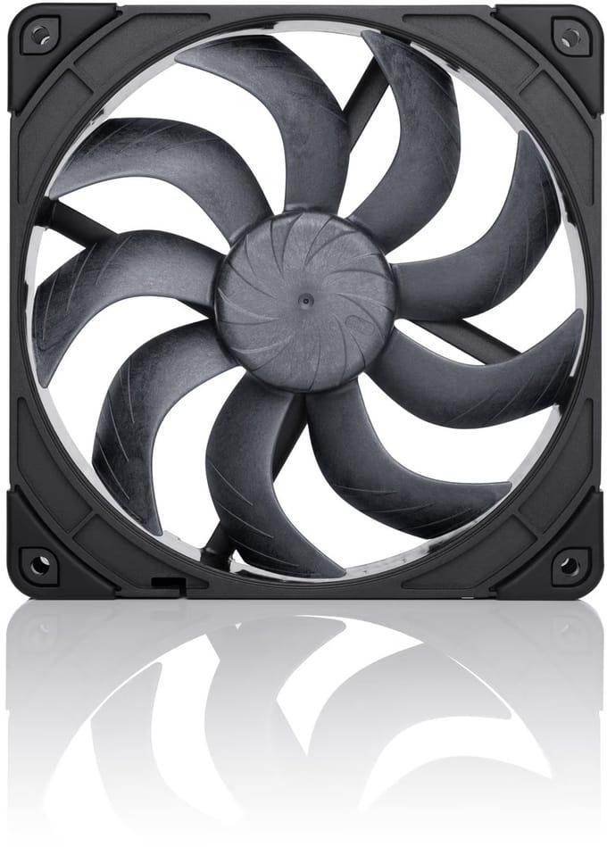 Noctua NF-A14x25 G2 PWM chromax.black - Case ventilator - 140mm - Black