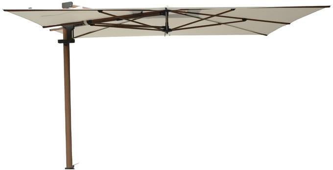Madison Braga zweefparasol 355x300 cm - mellow champagne olefin - teakhoutlook frame
