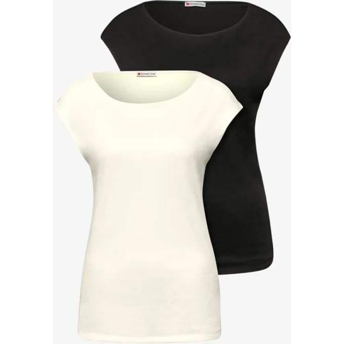Basic shirts in een 2-pack