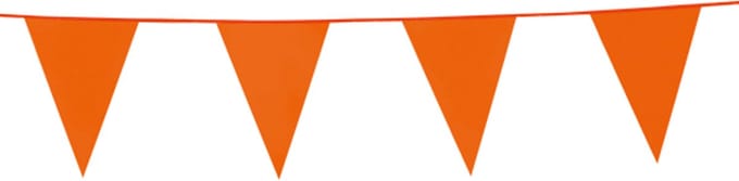 Vlaggenlijn Oranje 10m