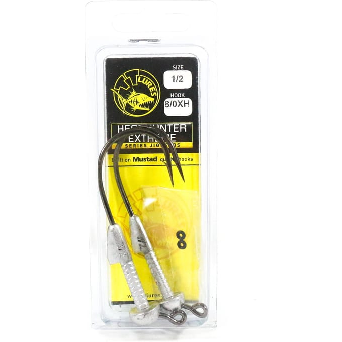 Tackle Tactics TT Warhead Tête plombée 1/2 oz 8/0XH 2/paquet (0527) yellow