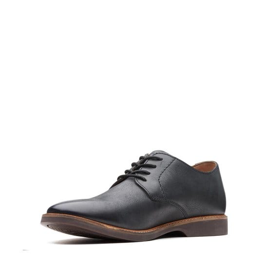 Clarks Atticus Lace Heren Veterschoenen - Black Leather - Maat 40