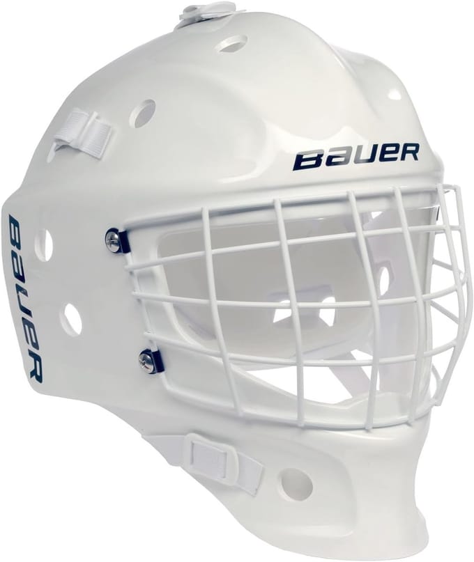 Jeugd Goaliemasker - Hockey Bescherming - Sport Beoefenen - Lichtgewicht Constructie - One Size - Wit