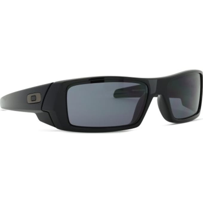 Oakley Wrap Heren Gepolijst Zwart Grijs Zonnebril