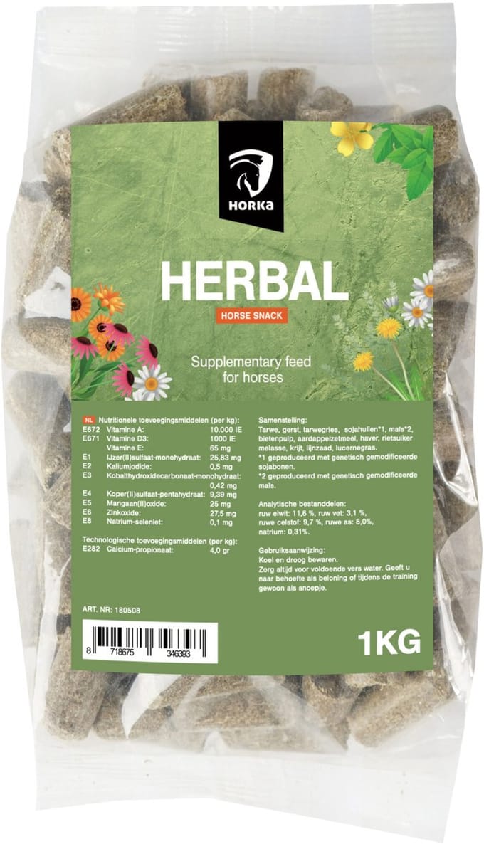 Horka - Herbal Paardensnoepjes - Kruidensmaak