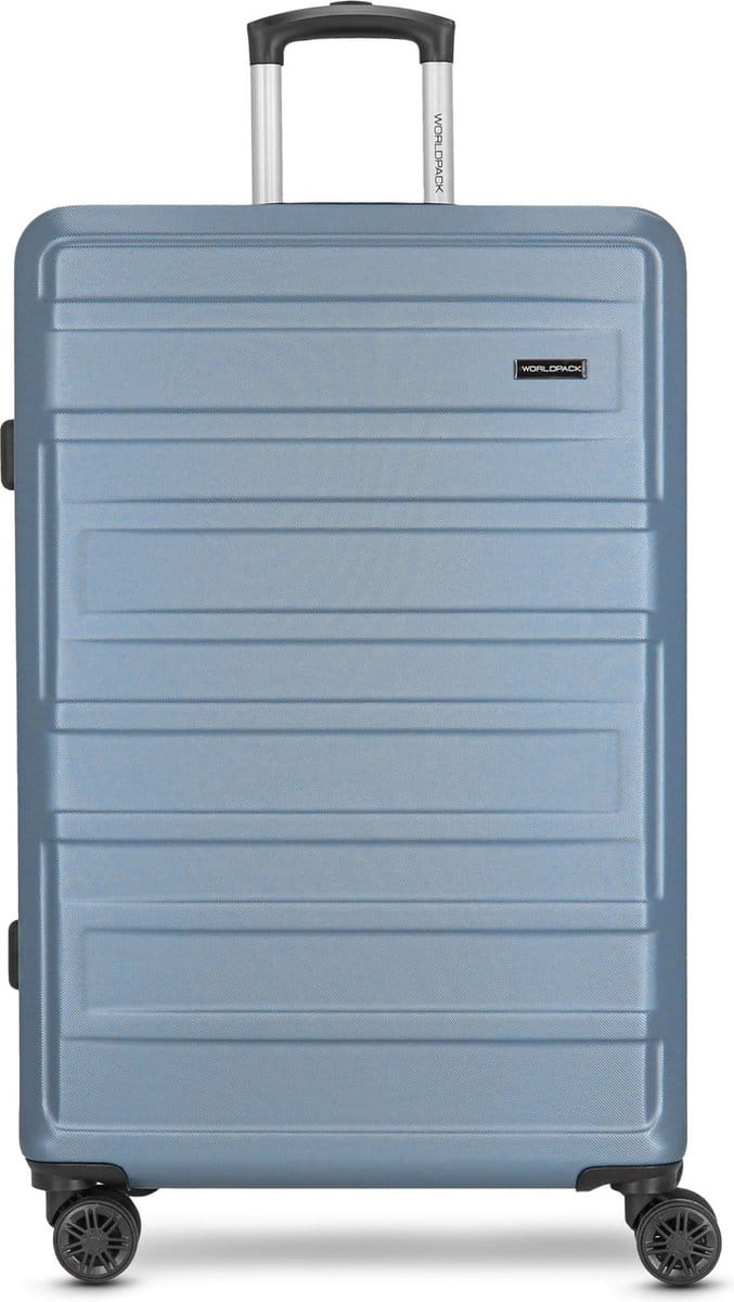 Worldpack New York 2.0 4 wielen Trolley L 76 cm - Harde bagage - Combinatieslot - blue-metallic