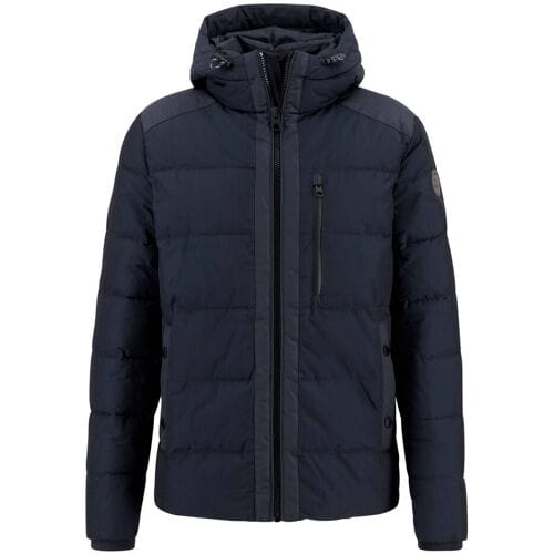 Fynch-Hatton Puffer Jacket Material Mix Dark Navy / male
