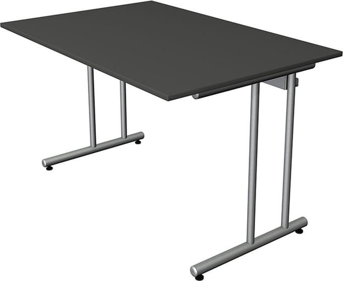 Kerkmann - Bureau Profi antraciet 120x80 cm