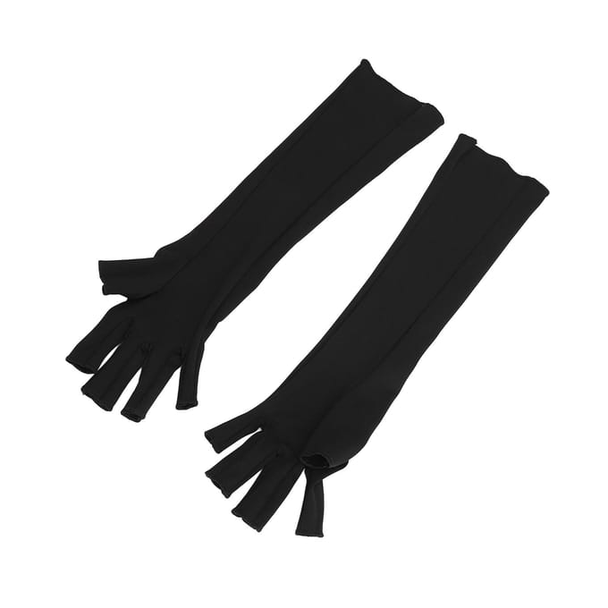1 Paar Artritis Compressiehandschoenen Vingerloze Compressiehandschoenen voor Vrouwen Mannen Carpaal Tunnel geel