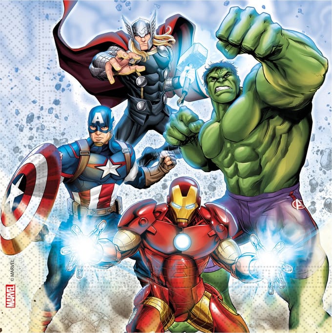 Globos Paper Napkins FSC Avengers Infinity Stones 20 pcs.