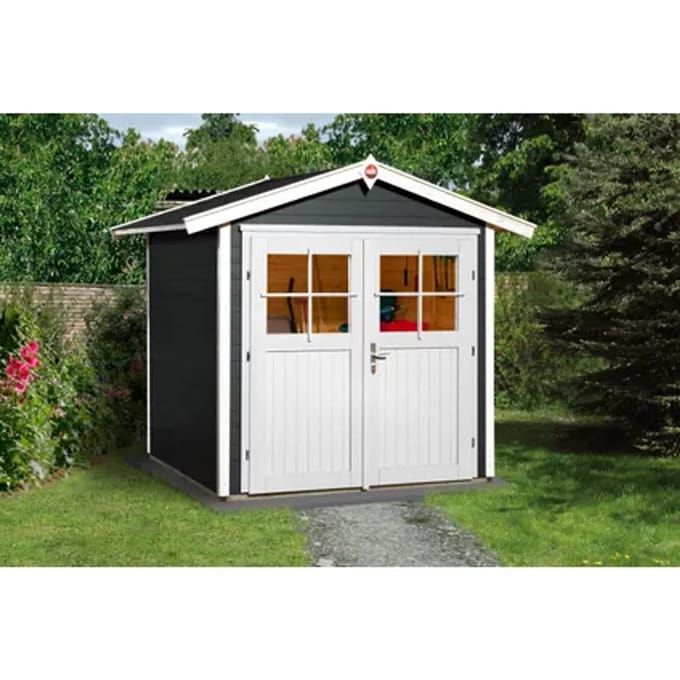 Weka Tuinhuis 224 - Antraciet - 205x209cm