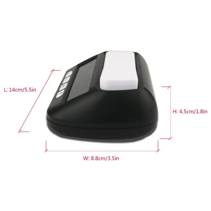 3-in-1 multifunctionele draagbare professionele schaakklok Digitale schaaktimer Speltimer TP813-2 gray