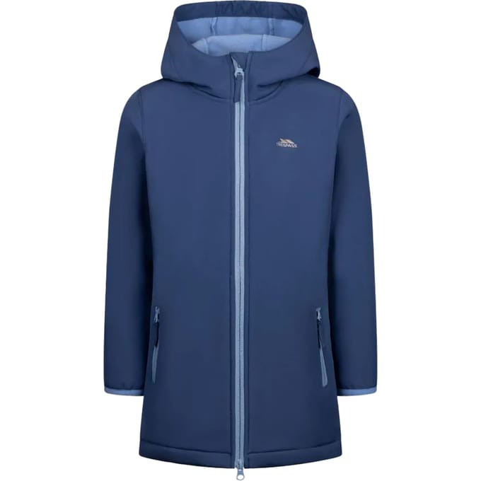 Trespass Meisjes Brennagh Soft Shell Jas (Blauwe toon)
