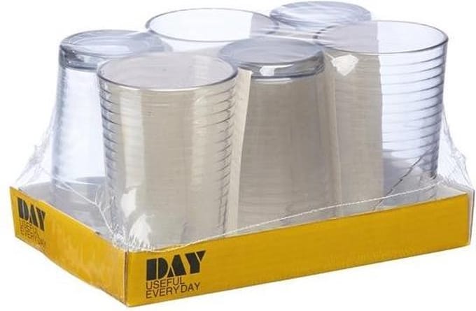 Drinkglas Ribbel - 22cl - set van 6 stuks