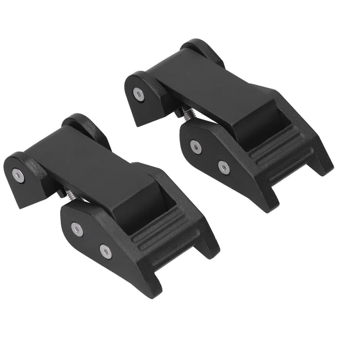 Motorkap Vergrendeling Gesp Kit Aluminiumlegering Zwart Geschikt voor Jeep Wrangler Gladiator black