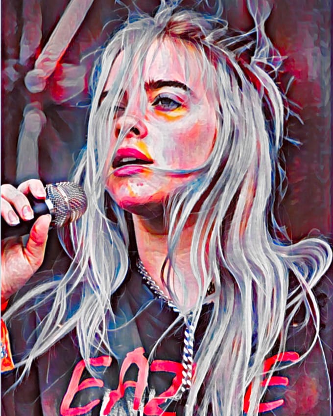 Billie Eilish 4 - Poster - 70 x 100 cm