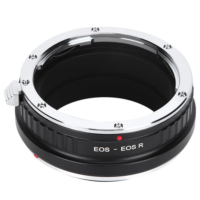 Fikaz Lens Montage Adapter Ring voor Canon EF Mount Lenzen naar voor Canon EOS RRP Camera black