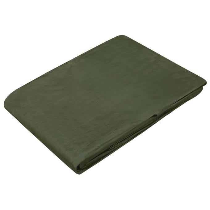 vidaXL - Zeil - met - Oogjes - Groen - 3 - x - 5 - m - 90 - gsm - PE