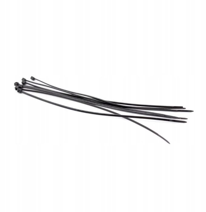 Zwarte Kabelbinders Nylon 3,6x200mm - 100 st