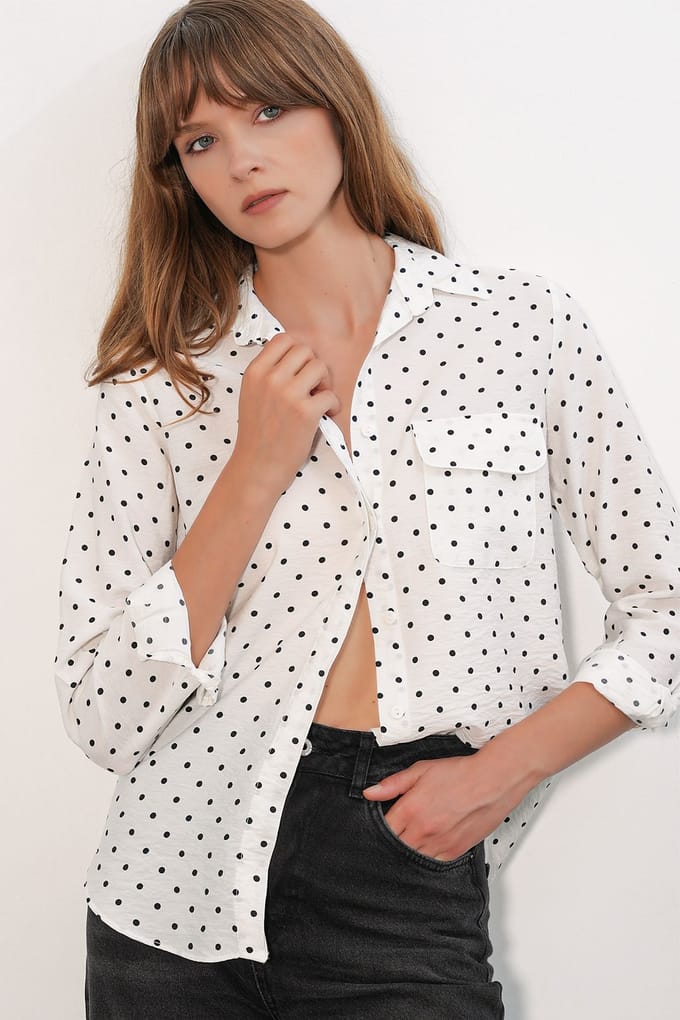 Oversized Gestreepte Woven Shirt