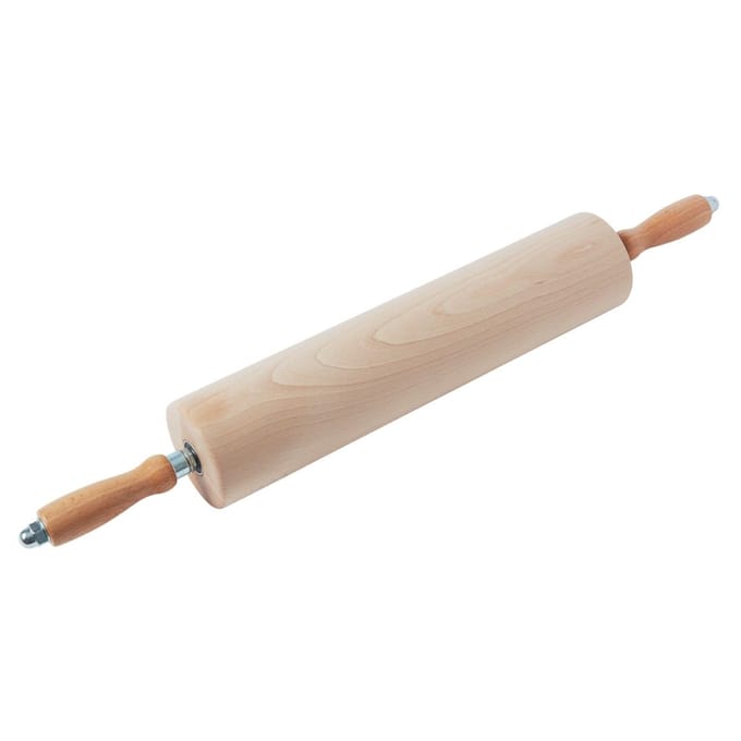 Beukenhouten deegroller met kogellager 400 mm - EMGA 024.003