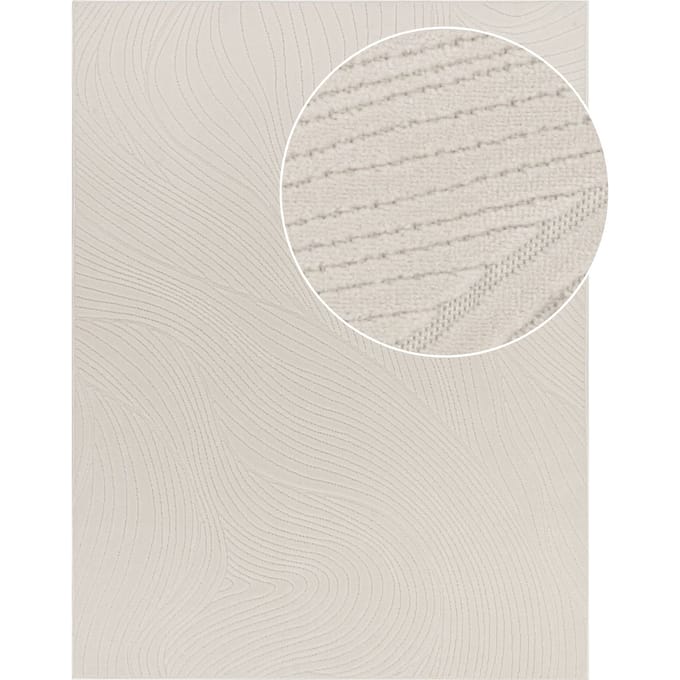 Binnen- en buitenkleed Cotara crème 120x160 cm