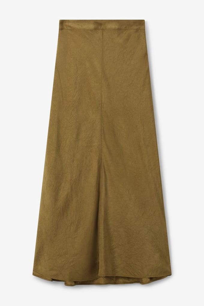 Sissy-Boy - Donkergroene maxi rok