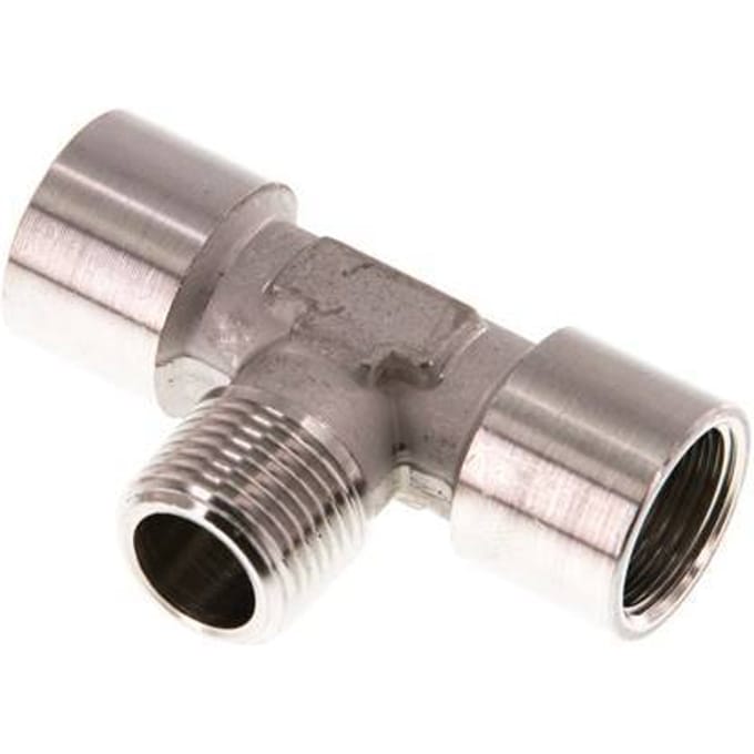 Koppeling G3/8'' Binnendraad X R3/8'' Buitendraad Roestvrij Staal 150bar
