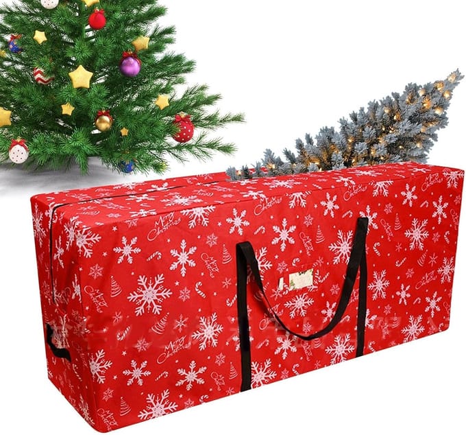 Kerstboom opbergtas, grote Oxford-stoof opslag, handgrepen, zware kerstboom tas