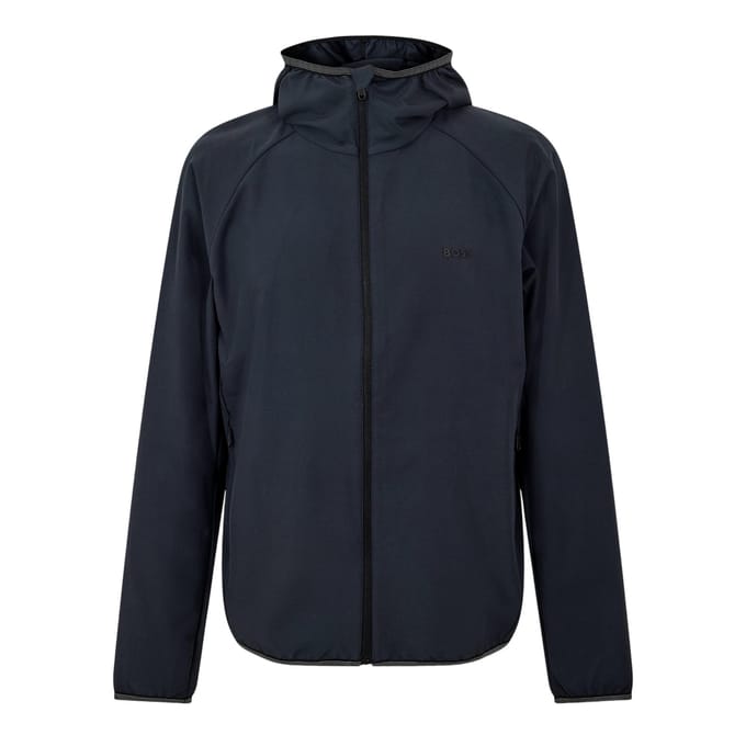 Boss Raglan-windjack voor heren, standaardpasvorm (Donkerblauw)
