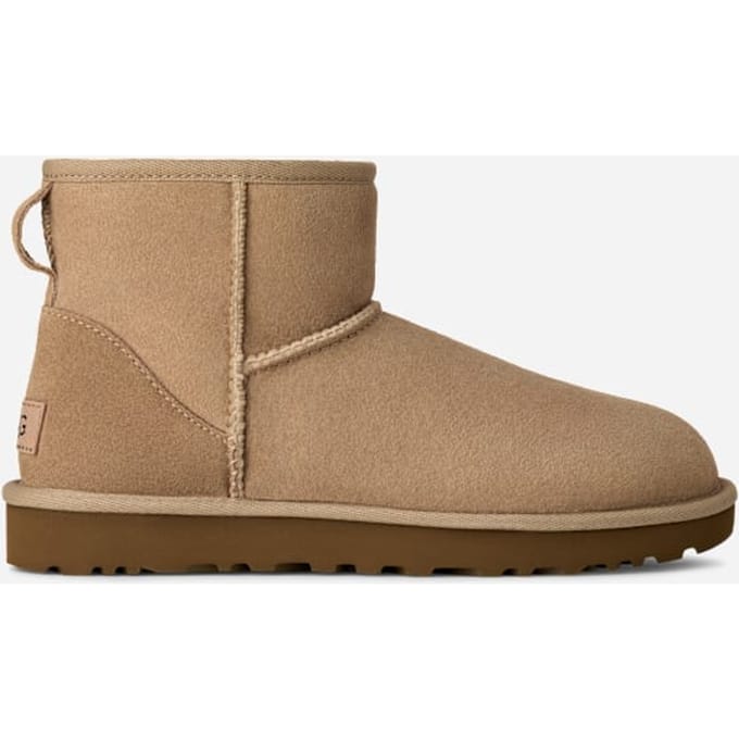 UGG® Classic Mini II for Women in Tan, Size 8, Twinface/Polyester/Leather