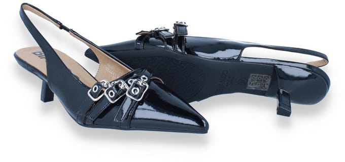Bianco Dames Slingback | Zwart | Maat: 39