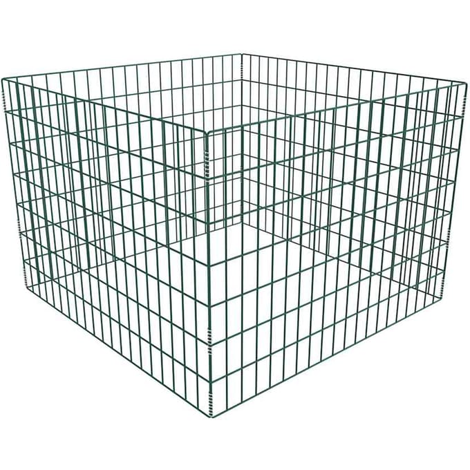 vidaXL - Compostbak - vierkant - 100x100x70 - cm - mesh