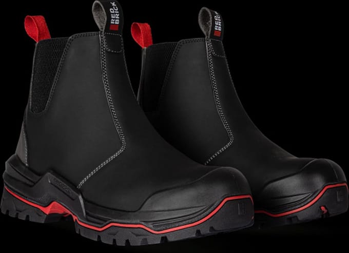 Redbrick Pulse Ankle Boot S3S Zwart - Zwart - 45