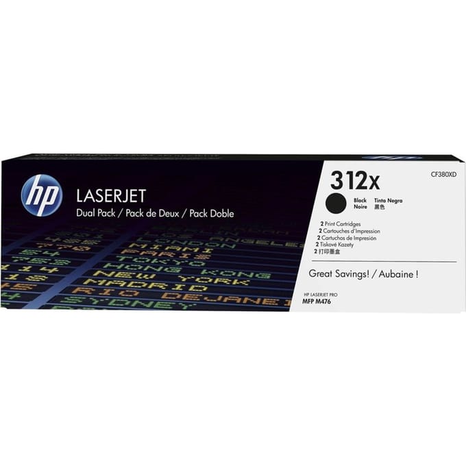 HP 312X - Tonercartridge - Origineel - Hoge Capaciteit - Zwart