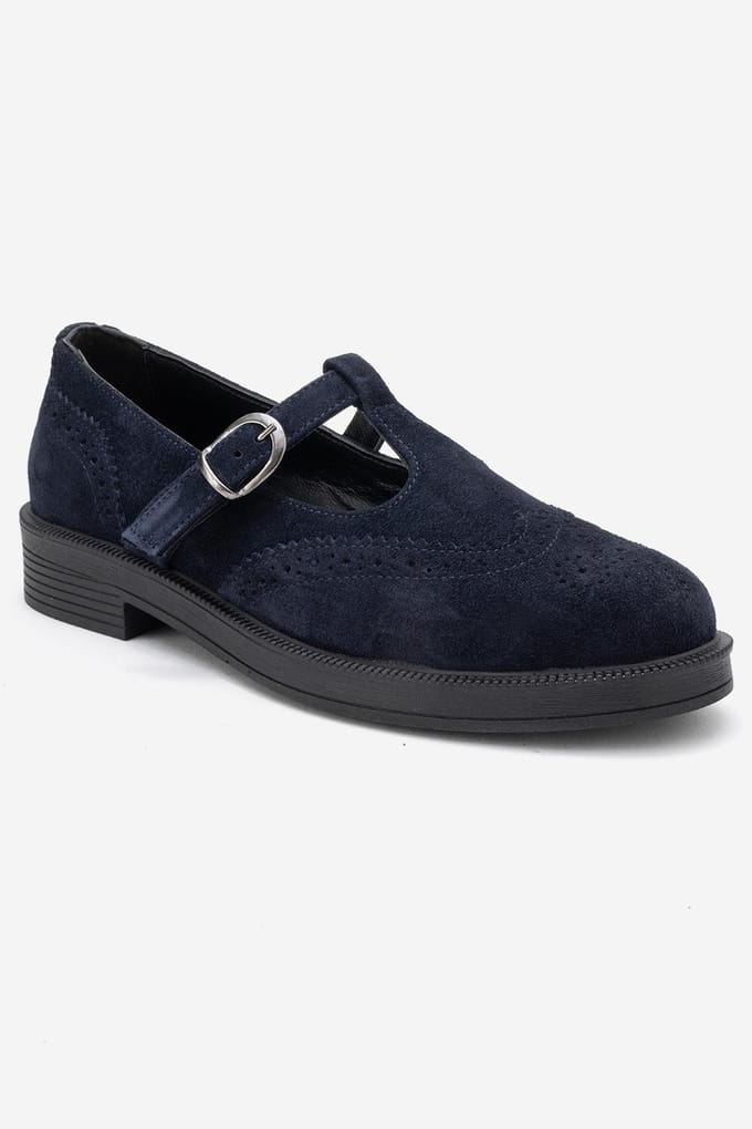 Janney Leren Band Loafers