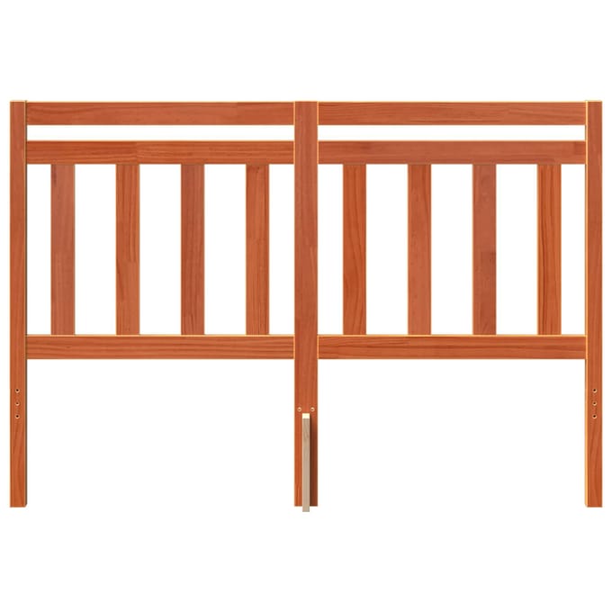 vidaXL - Hoofdbord - met - hoofdeinde - Wasbruin - 155,5 - x - 100 - cm