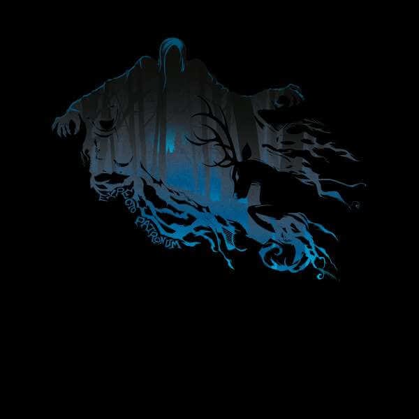 Harry Potter Dementor Silhouet trui - Zwart - S