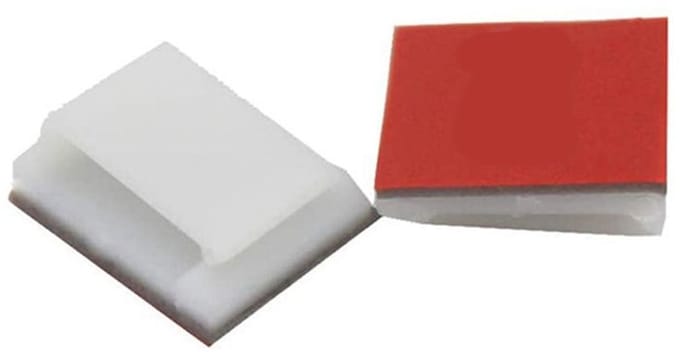 LISM-Zelfklevende LED-stripbeugels en -clips, LED-stripclips (200 stuks, wit)
