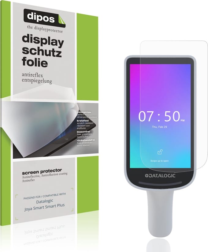 dipos – 4x Matte Beschermfolie geschikt voor Datalogic Joya Smart Smart Plus | Krasbestendige & antireflecterende Screenprotector Ultra-Thin