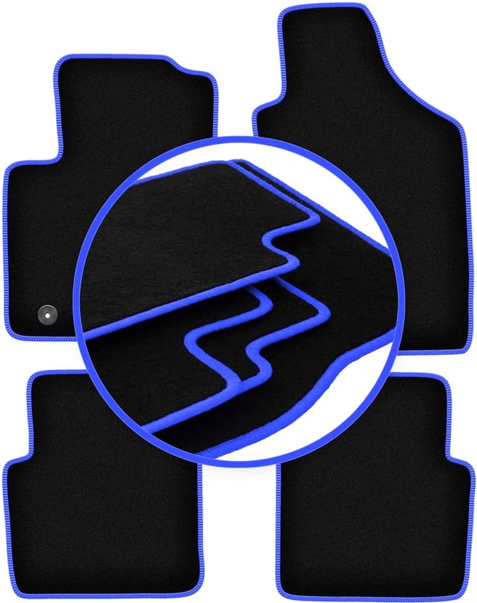 CARLUX-BLUE automatten voor: Ford Ka MK2 hatchback (2008-2012)