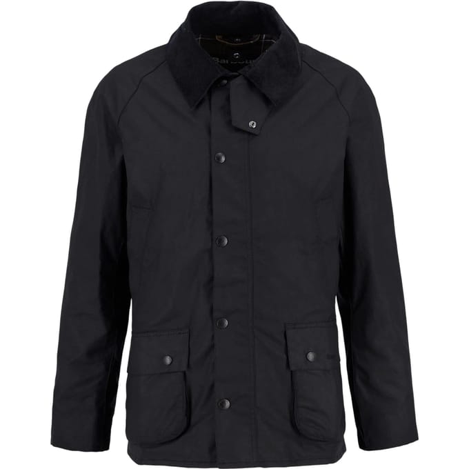 jas Barbour ashby wax jacket - zwart