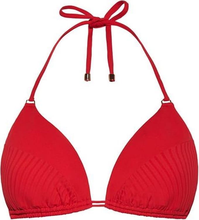 CYELL Maat 38B Dames Triangel Bikinitop Voorgevormd Rood - Maat 38B