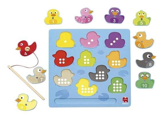 Jumbo - Goula - Magneetpuzzel Eenden - Kinderpuzzel - 10 stukjes