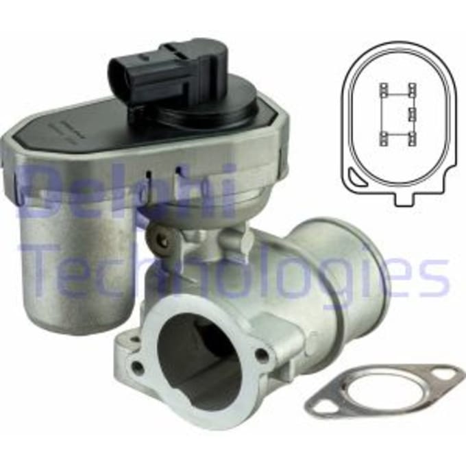 EGR-klep DELPHI EG10410-12B1