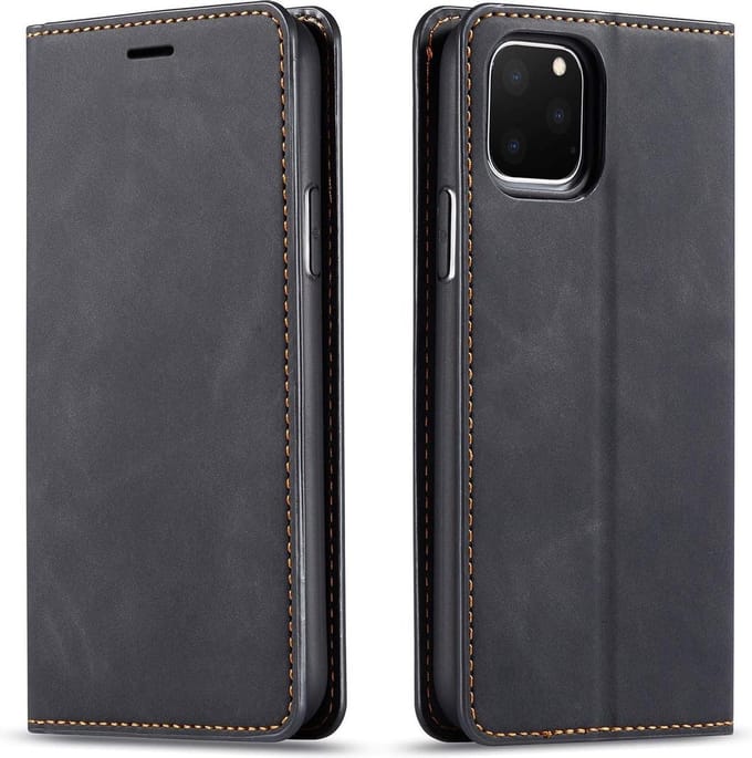 Geschikt voor Apple iPhone 11 Pro Bookcase | Zwart | Pasjeshouder | Portemonnee hoesje