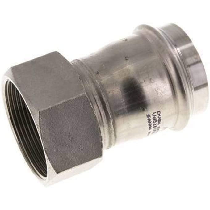 Perskoppeling - 54mm & Rp 2'' Persmof - RVS