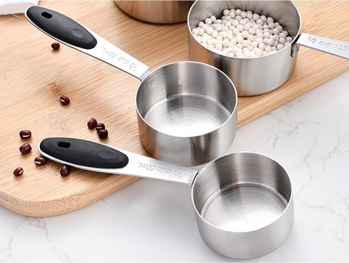 New Age Devi - 10-delige Maat-lepels set - Keuken accessoire - Met exacte hoeveelheden