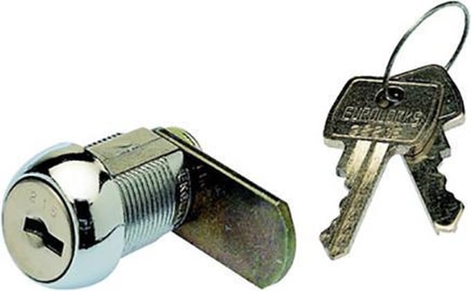I-FIX meubelslot met cilinder en sleutels 18mm | CHROOM