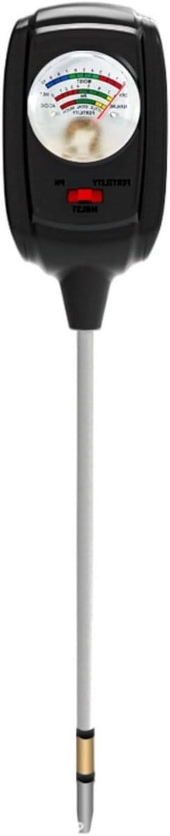 Bodemmeter - Grondtester - Plantenverzorging - Snelle meting - 25.8 cm - Zilver